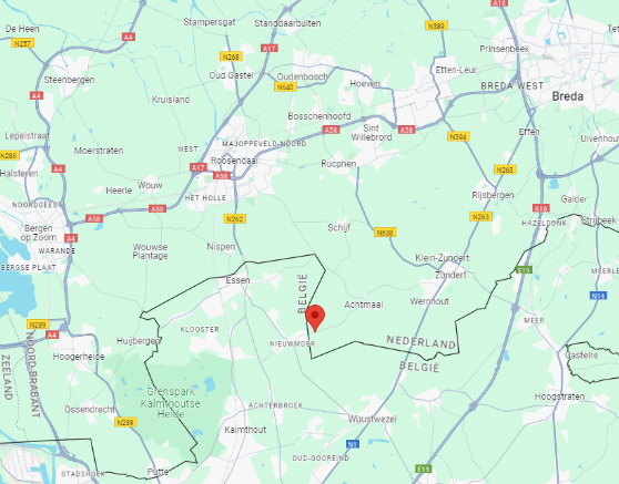 kaart met locatie Collet Law